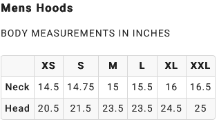 Billabong Mens Hoods 23 0 Size Chart